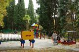 Children's playground in autumn, Health Resort / Sanatorium &laquo;Gurzufsky&raquo;