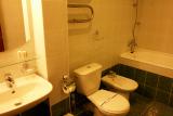 Bathroom unit in the hotel room, Hotel &laquo;Olymp&raquo;