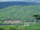 view of the sanatorium from mountain Chernaya, Health Resort / Sanatorium «Tepliza»