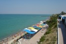 пляж пансионата, Пансионат `Лучезарный', Крым (Западный Крым, Николаевка)
