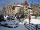 зимний пейзаж, Гостиница &laquo;Перлина Карпат&raquo;